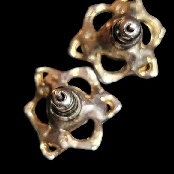 💍Vintage Goldtone Crystal Earrings - Picture 2 of 4